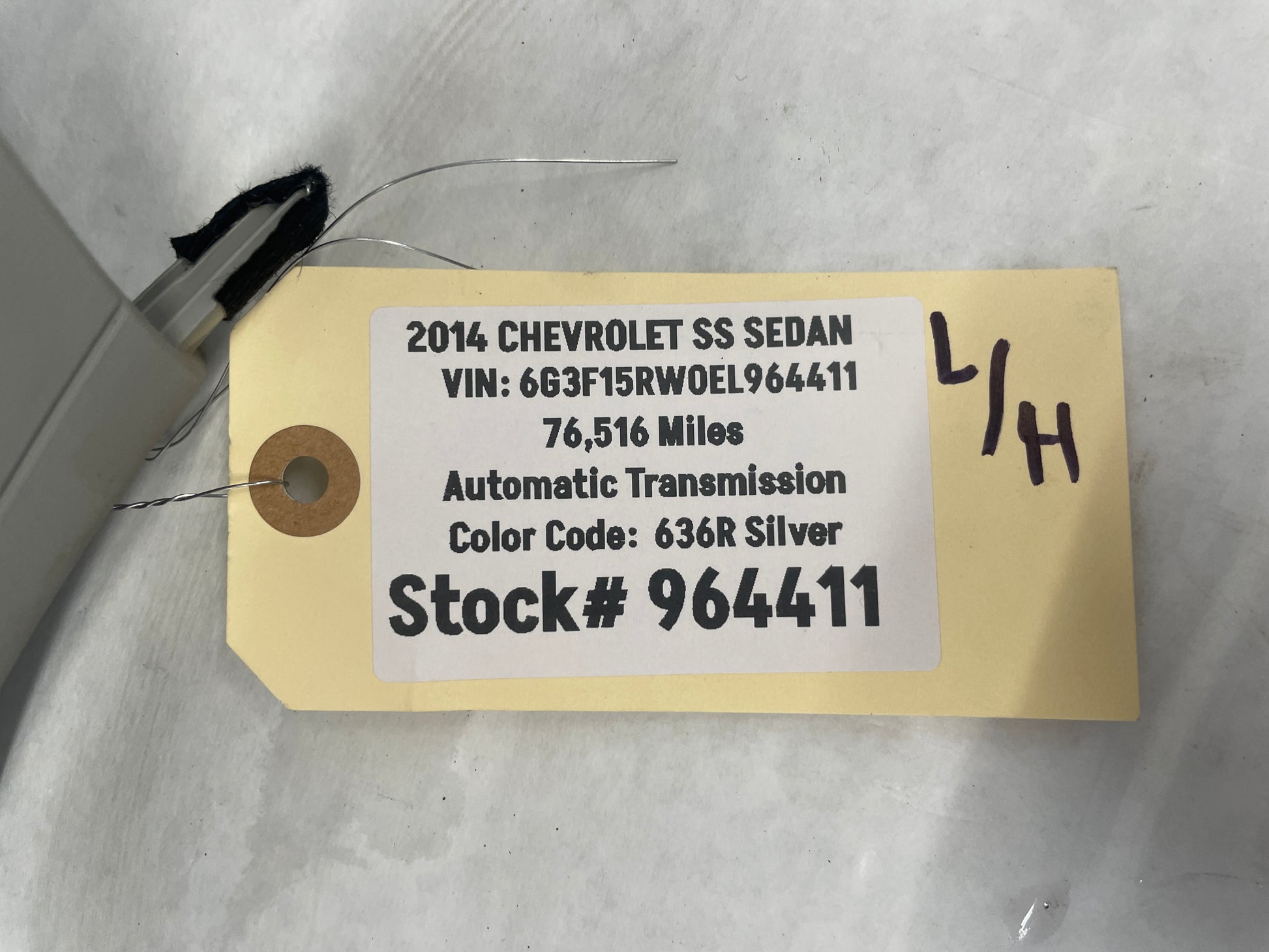 2014 Chevy SS Sedan RH & LH Interior A Pillar Trim Panel Moldings OEM - Day's Parts Yard