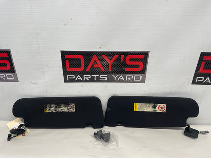 2004 Pontiac GTO RH & LH Sun Visors Sunvisors w/ Clips OEM - Day's Parts Yard
