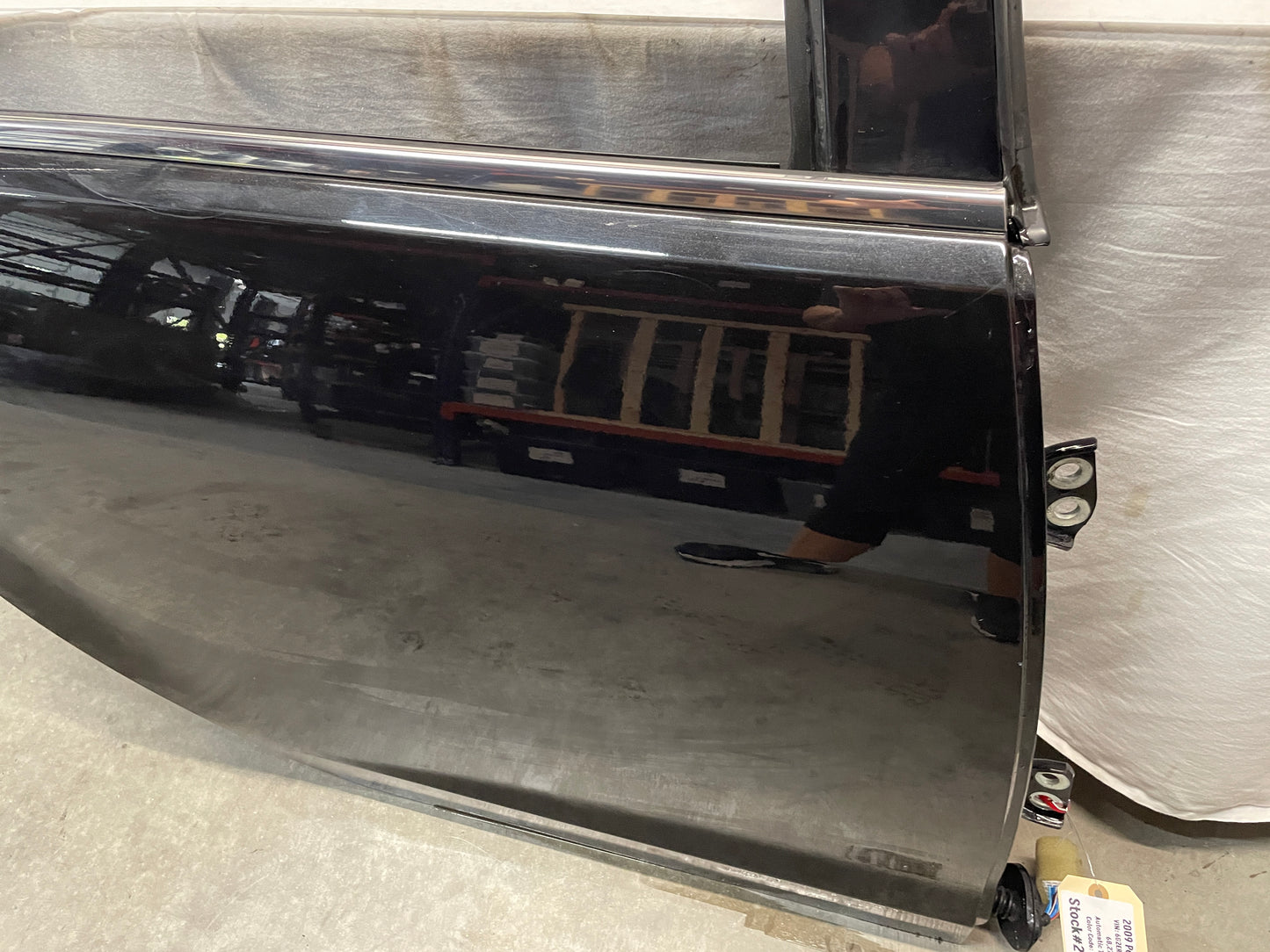 2009 Pontiac G8 RH Passenger Rear Exterior Door Black OEM - Day's Parts Yard