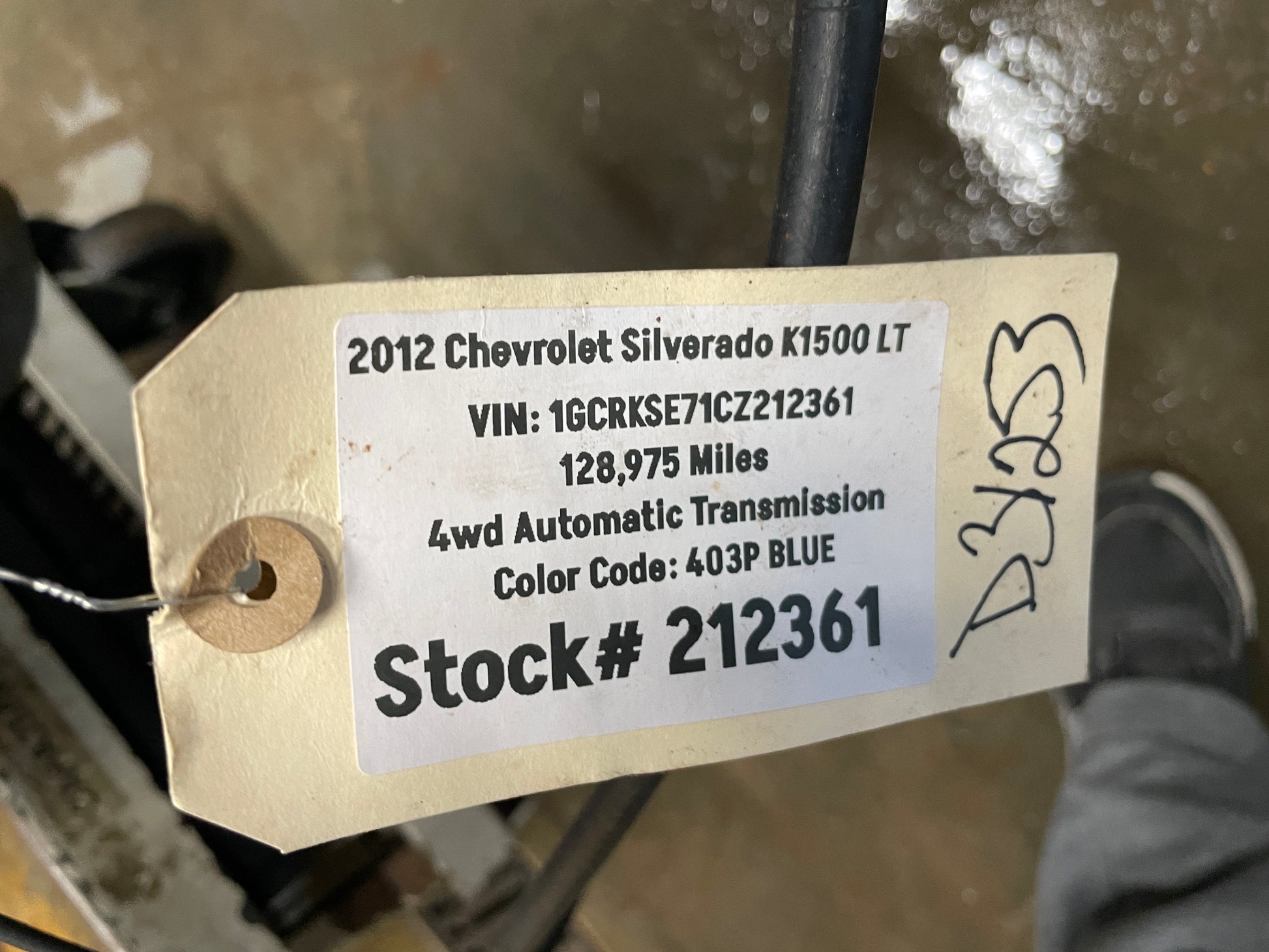 2012 Chevy Silverado K1500 LT Rear End Axle Carrier Rearend Differential - Day's Parts Yard
