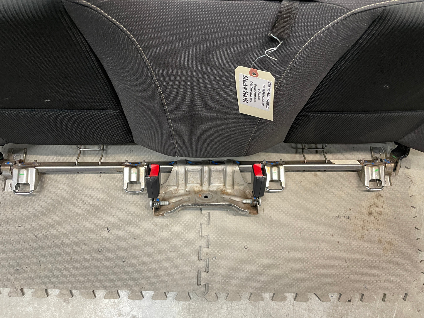 2015 Chevy Camaro SS Seats Front and Rears Black Cloth OEM - Day's Parts Yard