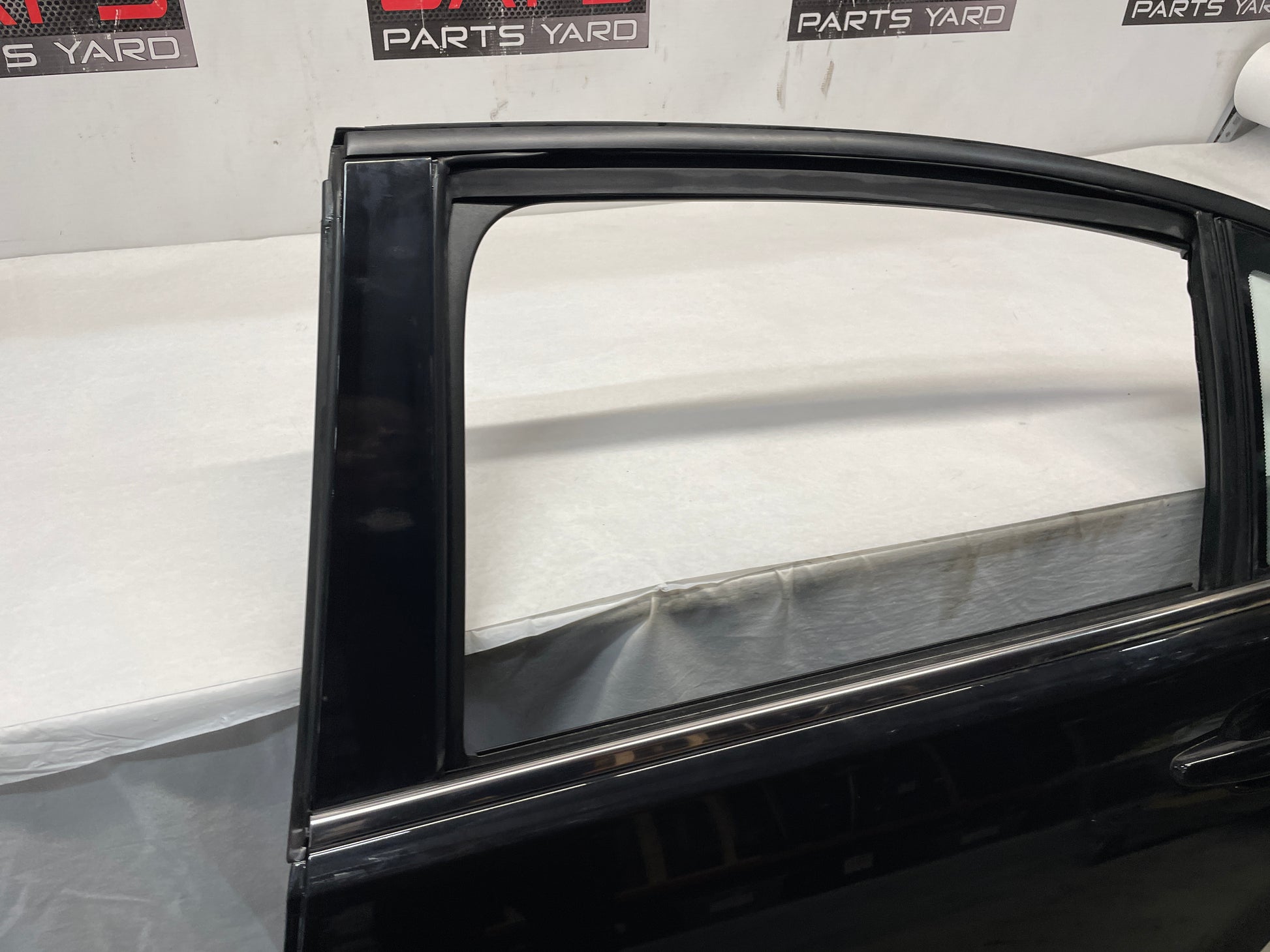 2009 Pontiac G8 LH Driver Rear Exterior Door Black OEM - Day's Parts Yard