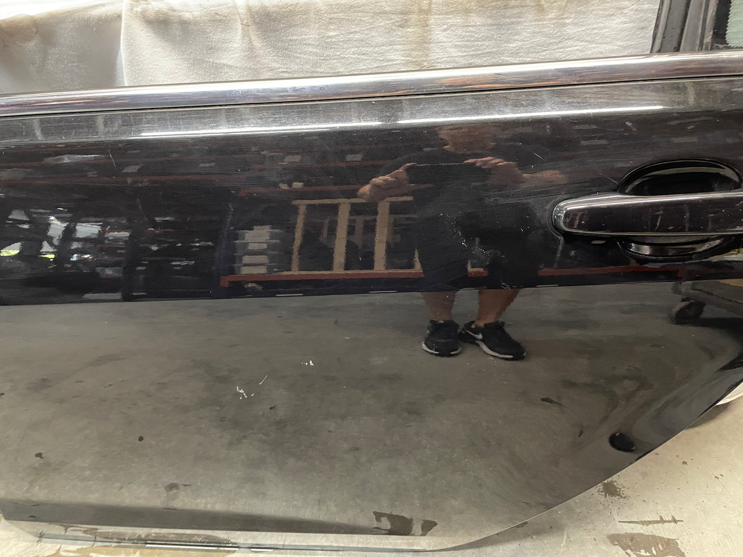 2009 Pontiac G8 LH Driver Rear Exterior Door Black OEM - Day's Parts Yard