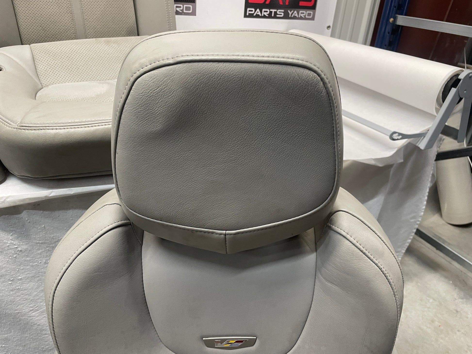 2011 Cadillac CTS-V Seats Fronts and Rears Recaro Gray OEM - Day's Parts Yard