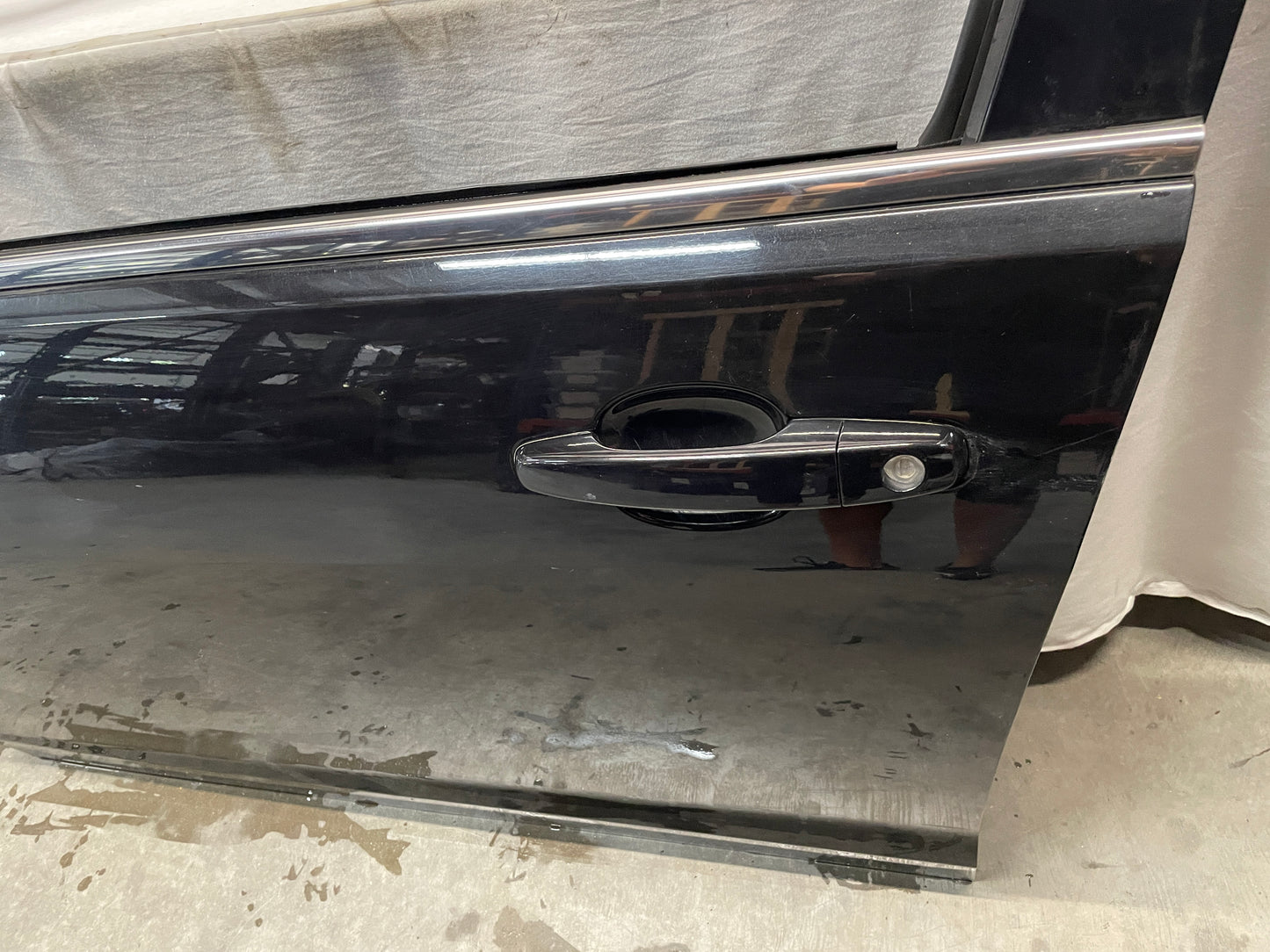 2009 Pontiac G8 LH Driver Front Exterior Door Black OEM - Day's Parts Yard