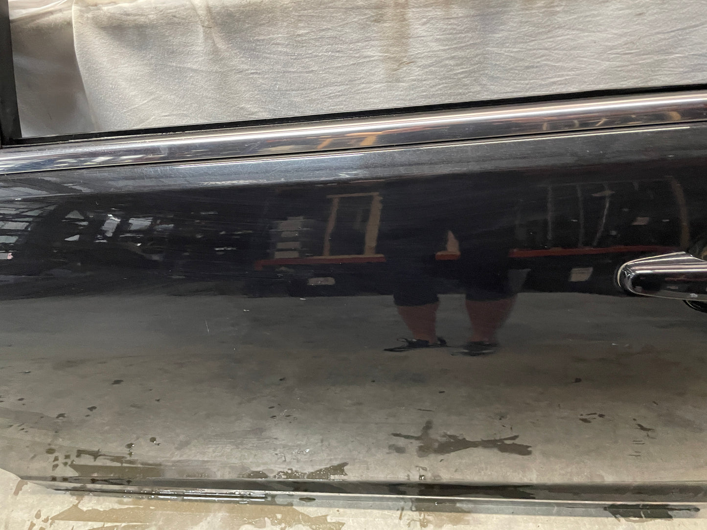 2009 Pontiac G8 LH Driver Front Exterior Door Black OEM - Day's Parts Yard