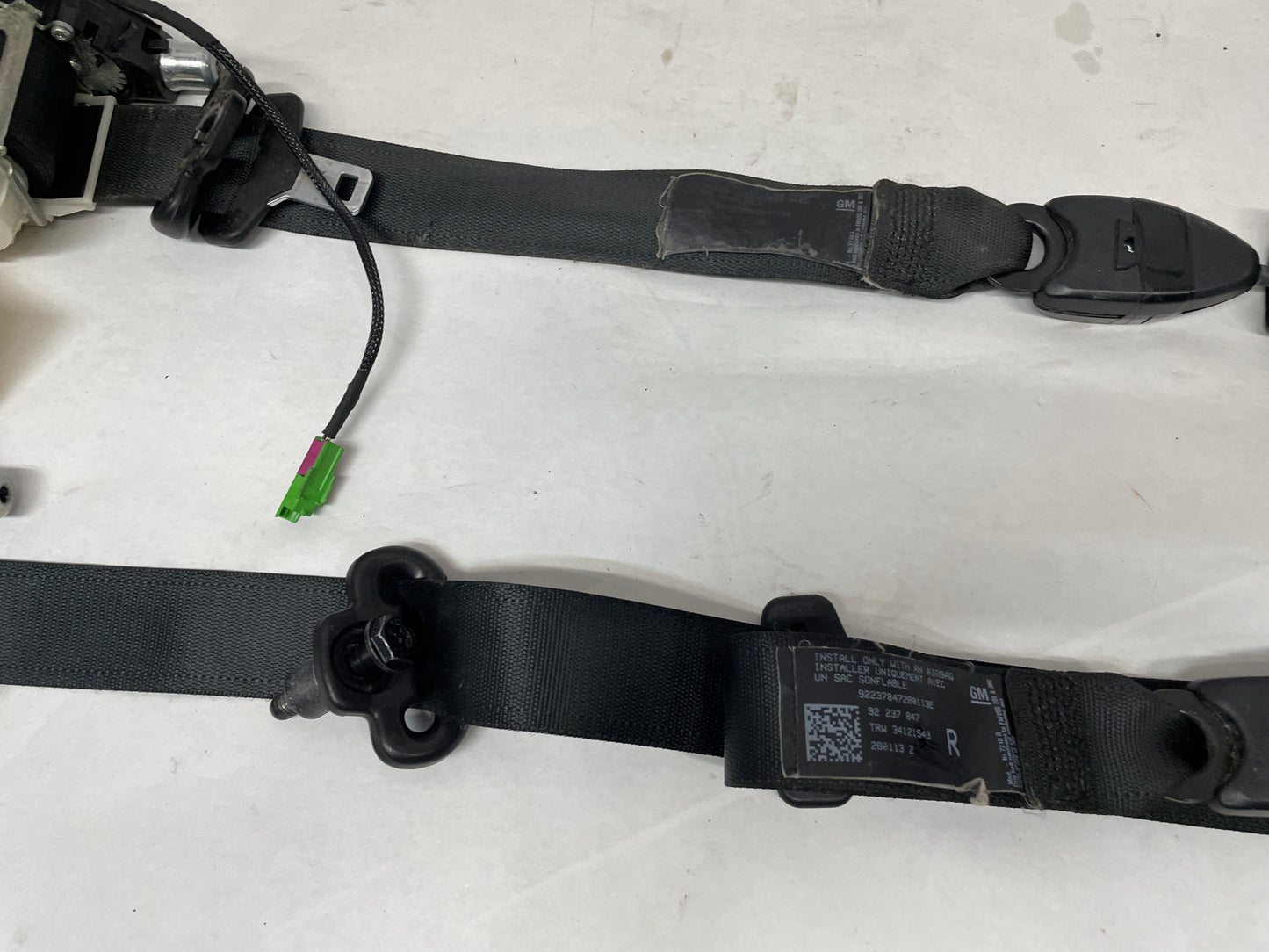 2013 Chevy Caprice PPV RH & LH Front Seat Belt Seatbelt Retractor Pre Tensioner OEM