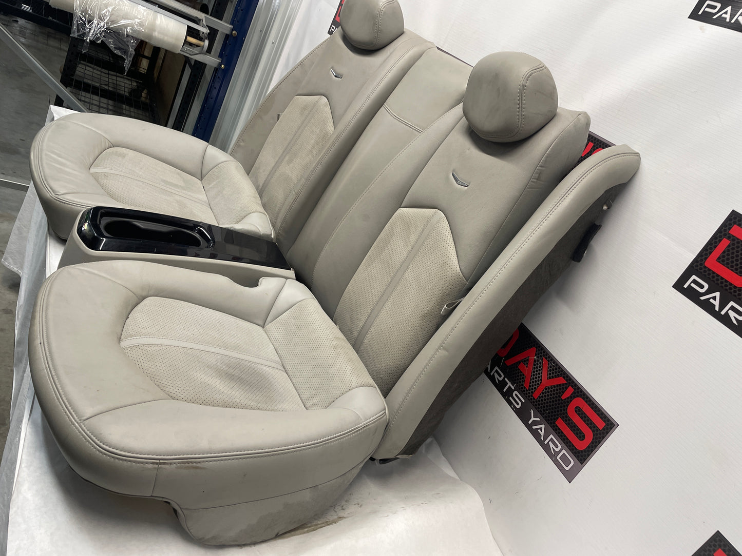 2011 Cadillac CTS-V Seats Fronts and Rears Recaro Gray OEM - Day's Parts Yard