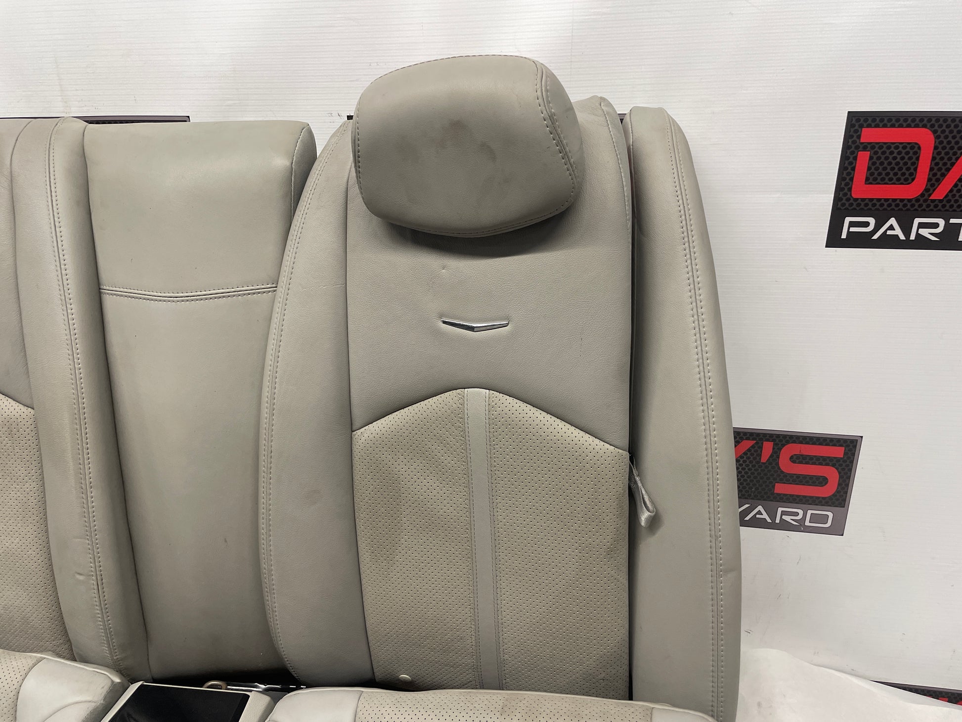 2011 Cadillac CTS-V Seats Fronts and Rears Recaro Gray OEM - Day's Parts Yard