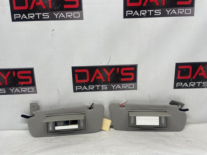 2014 Chevy SS Sedan RH & LH Sun Visor Sunvisor Shade Set w/ Clips OEM - Day's Parts Yard