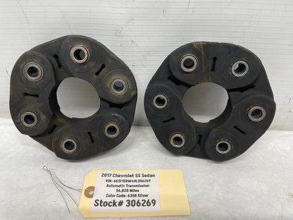 2017 Chevy SS Sedan Driveshaft Drive Shaft Rubber Couplers Isolators OEM