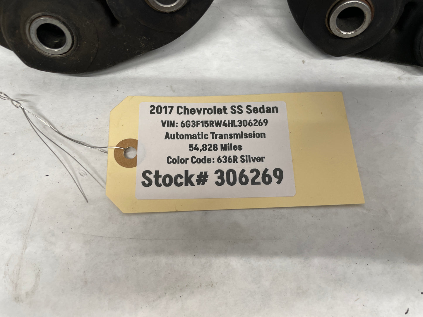 2017 Chevy SS Sedan Driveshaft Drive Shaft Rubber Couplers Isolators OEM