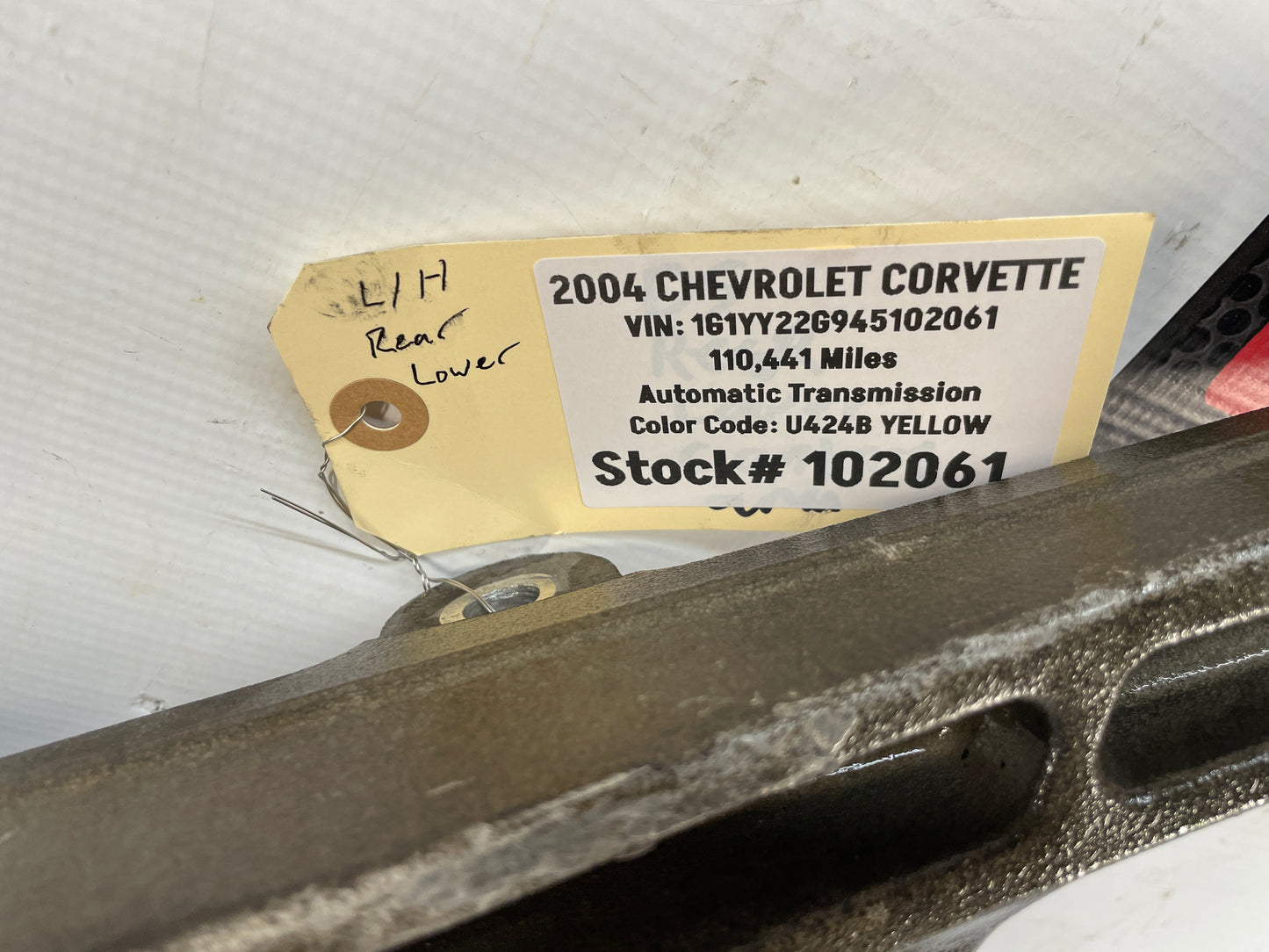 2004 Chevy C5 Corvette LH Driver Rear Suspension Lower Control Arm OEM - Day's Parts Yard