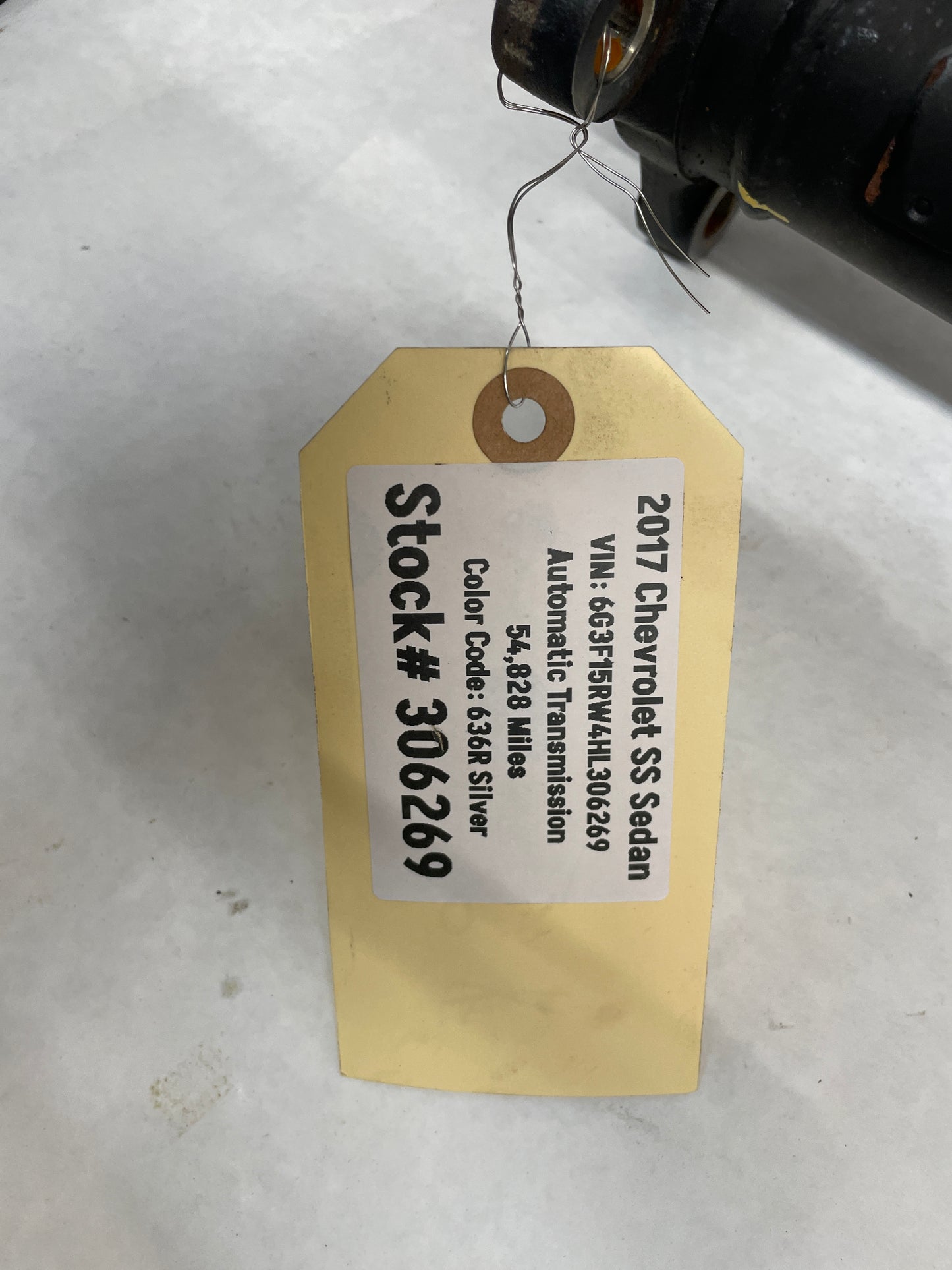 2017 Chevy SS Sedan Drive Propeller Shaft Driveshaft OEM