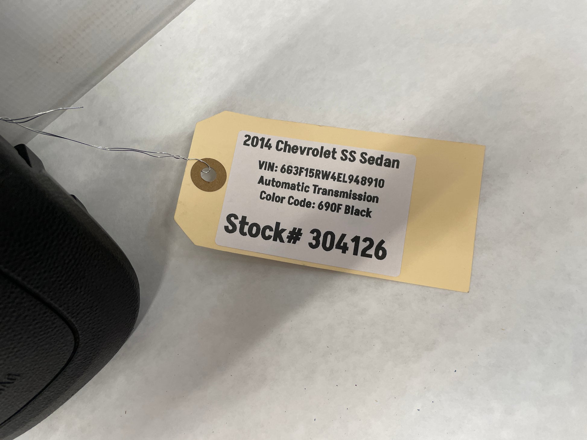 2014 Chevy SS Sedan Steering Wheel LH Driver Air Bag Airbag OEM - Day's Parts Yard