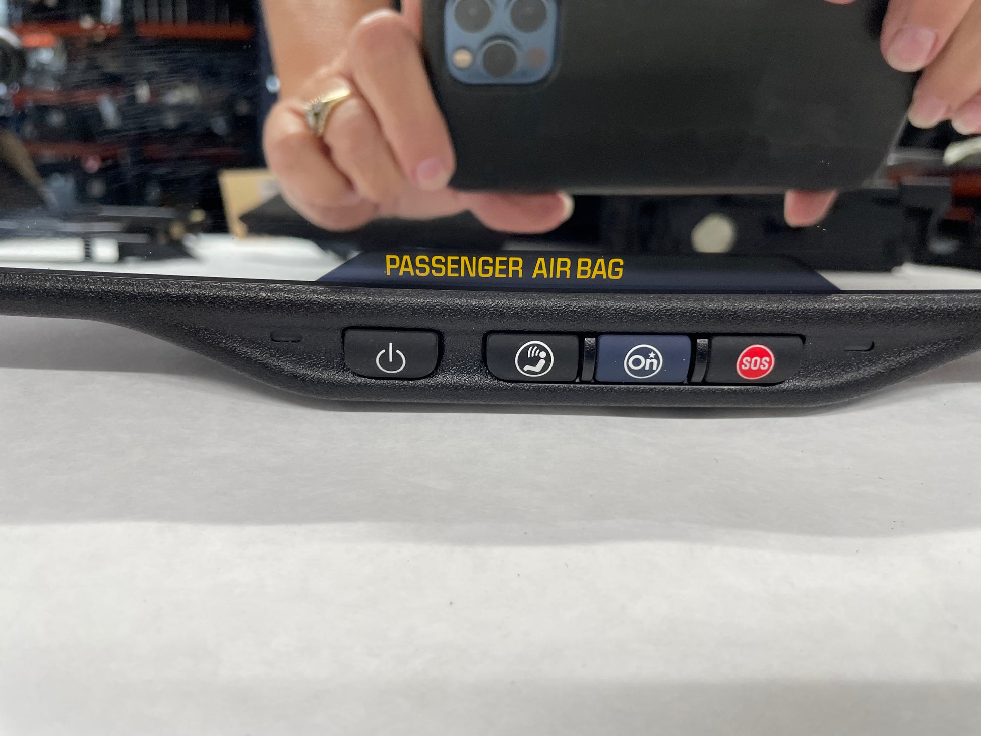 2014 Chevy SS Sedan Rear View Rearview Mirror Auto Dimming & OnStar OEM - Day's Parts Yard