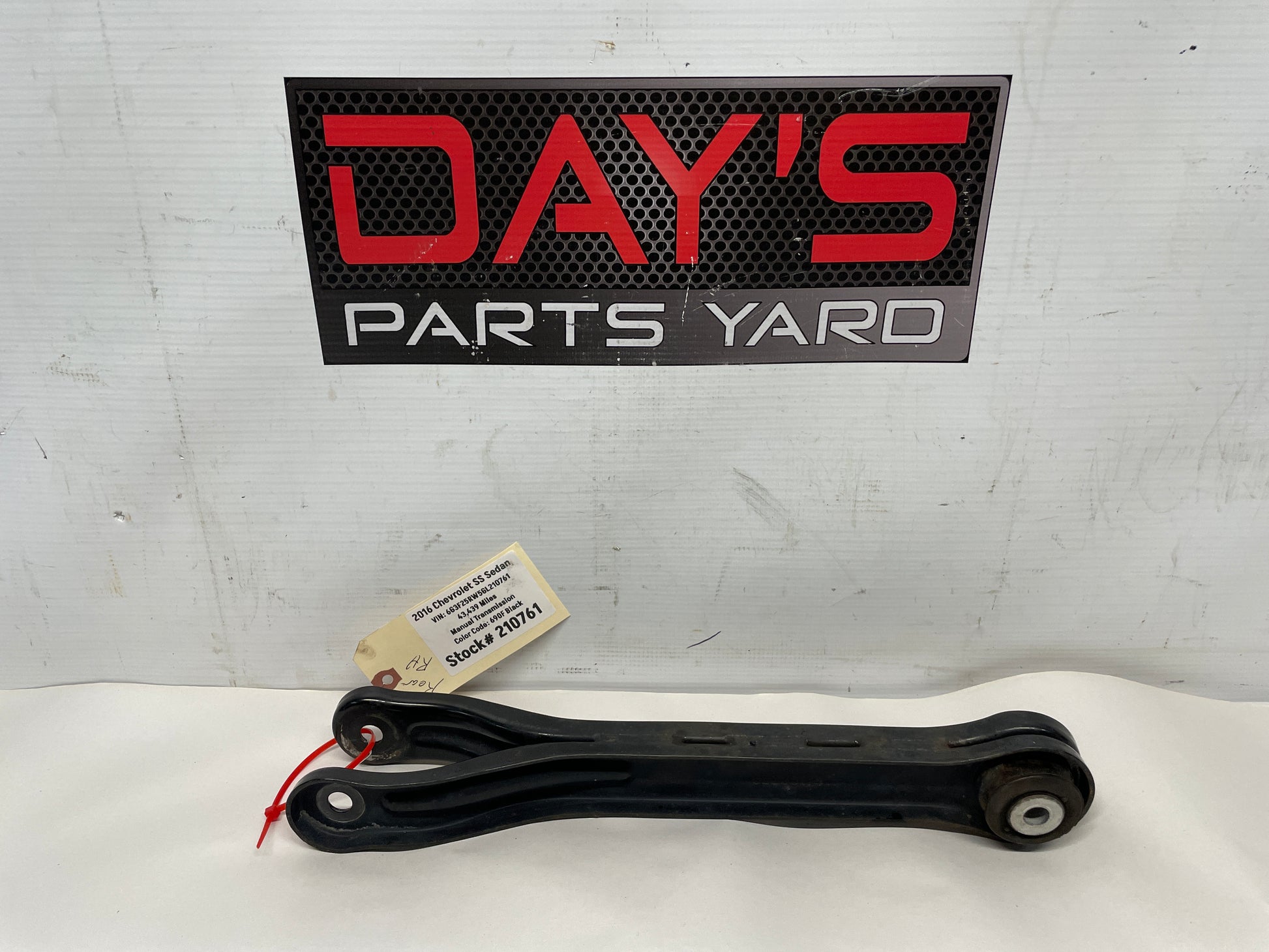 2016 Chevy SS Sedan RH Passenger Rear Suspension Trailing Control Arm OEM - Day's Parts Yard