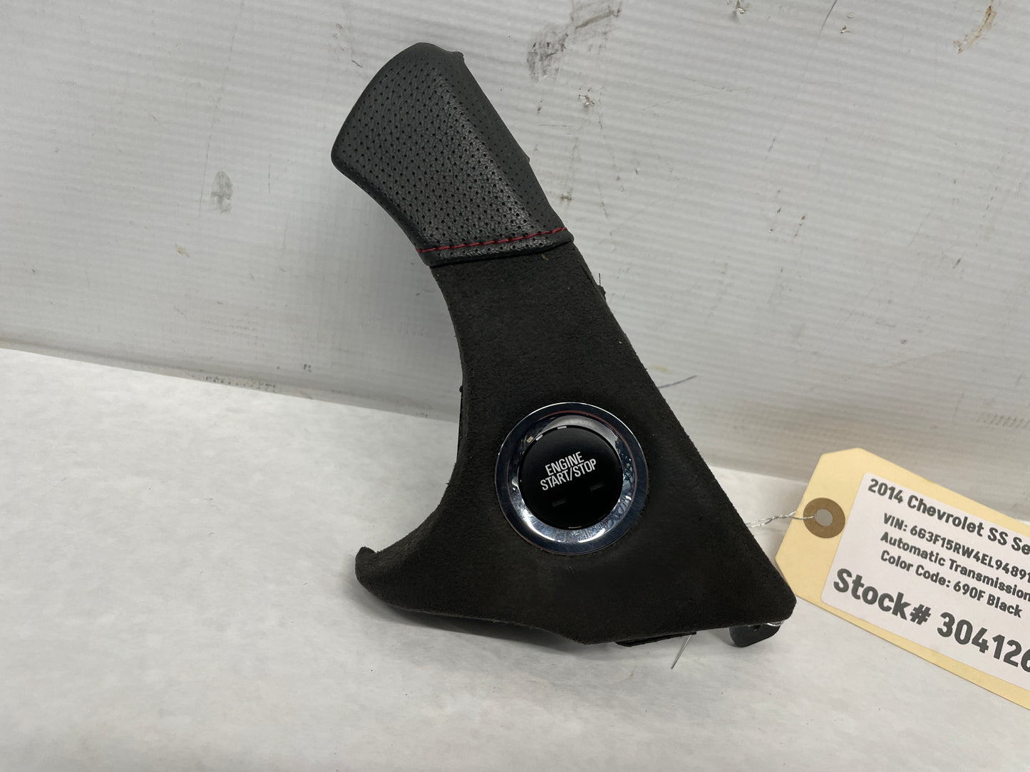 2014 Chevy SS Sedan Instrumental Dash Panel Suede Trim Engine Start Button Bezel Molding OEM - Day's Parts Yard