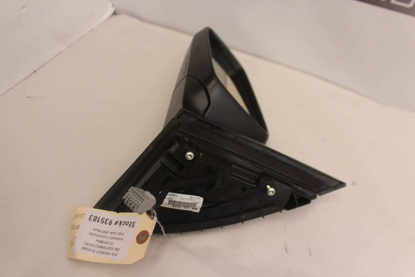2014 Chevy SS Sedan LH Driver Exterior Mirror w/ Parking Assist OEM