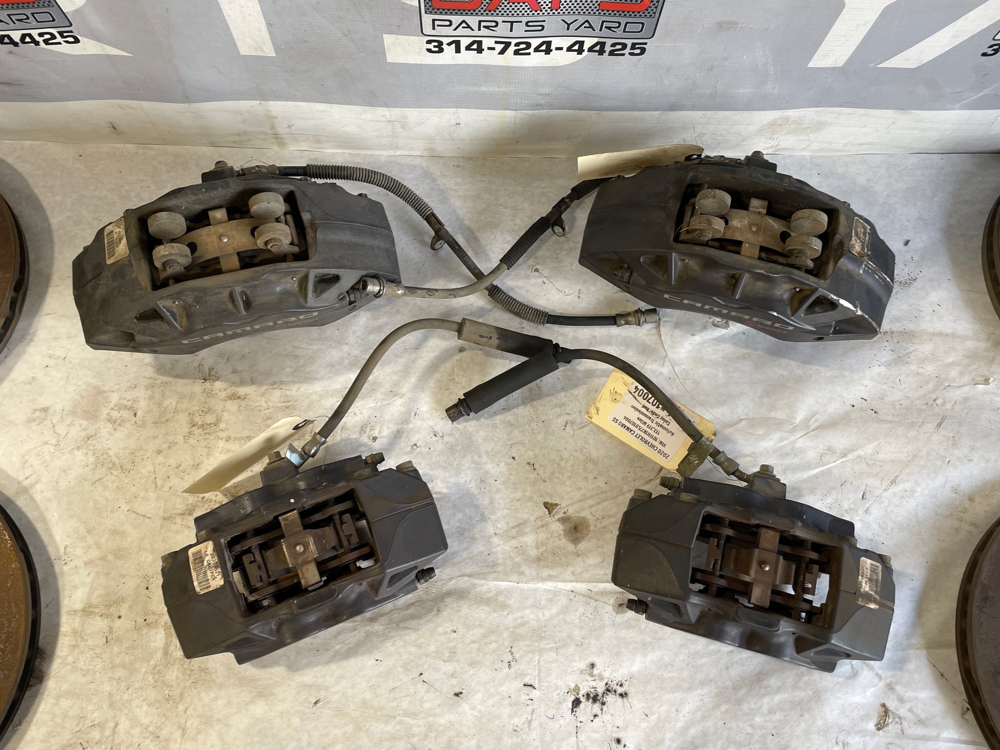 2020 Chevy Camaro SS Brembo Brake Calipers and Rotors OEM - Day's Parts Yard