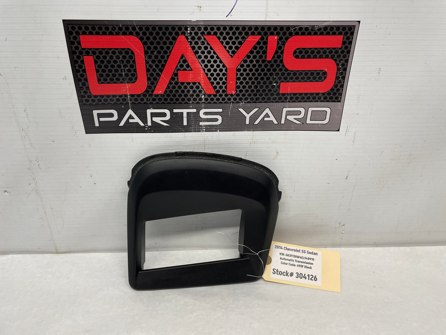 2014 Chevy SS Sedan Heads Up Display Bezel Trim HUD OEM - Day's Parts Yard