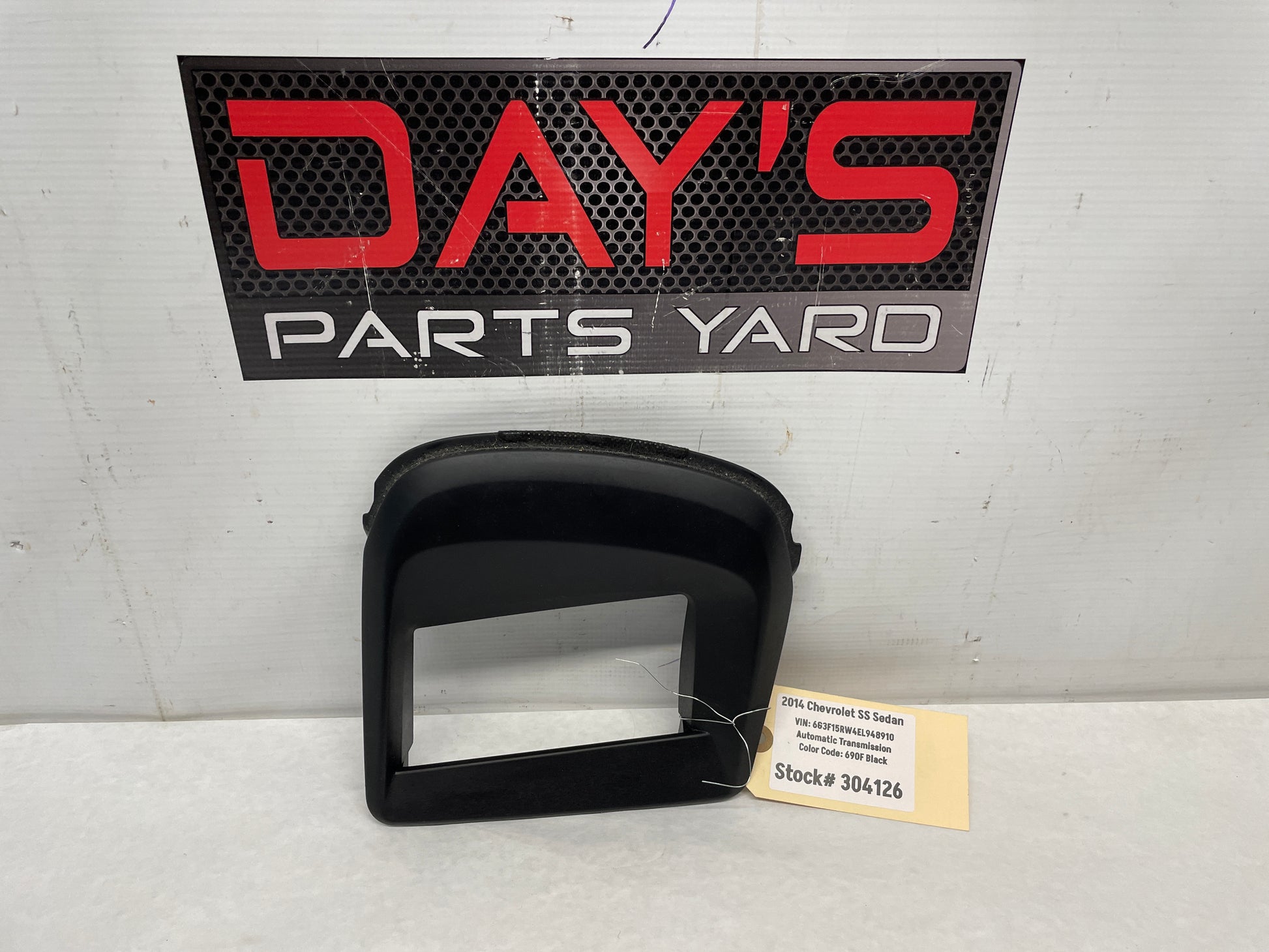 2014 Chevy SS Sedan Heads Up Display Bezel Trim HUD OEM - Day's Parts Yard