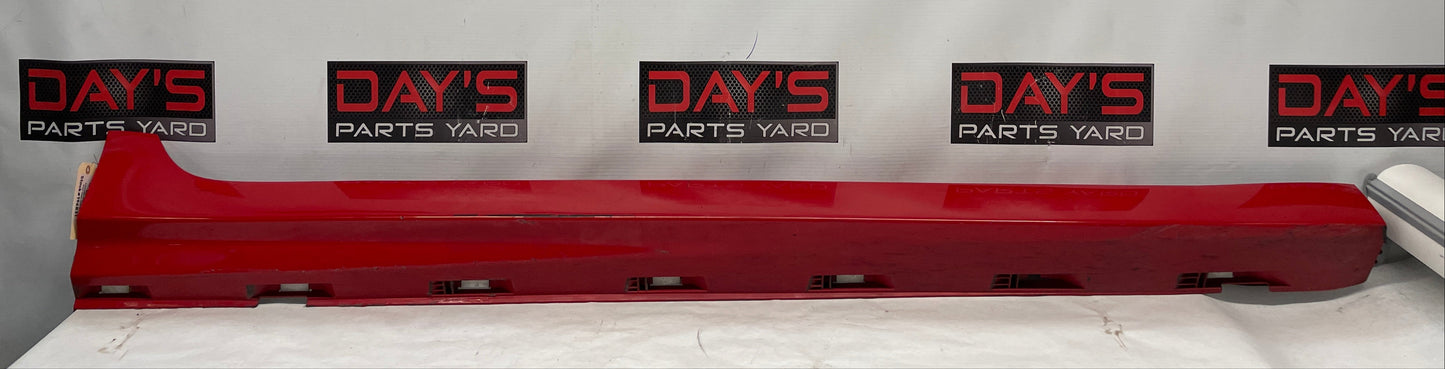 2009 Pontiac G8 GT RH Passenger Rocker Molding Side Skirt Panel Trim Red OEM - Day's Parts Yard