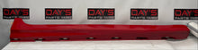 2009 Pontiac G8 GT RH Passenger Rocker Molding Side Skirt Panel Trim Red OEM - Day's Parts Yard