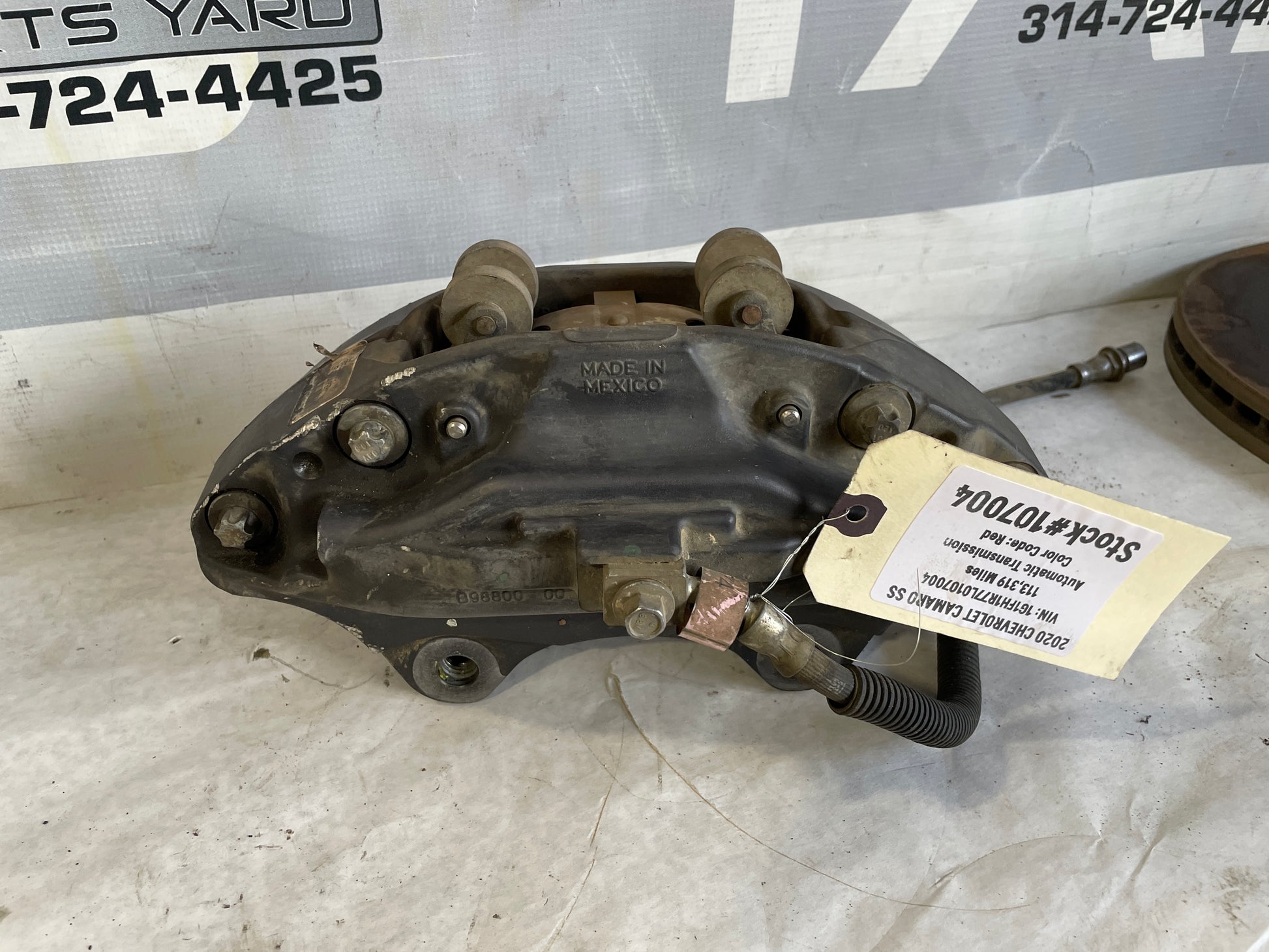 2020 Chevy Camaro SS Brembo Brake Calipers and Rotors OEM - Day's Parts Yard