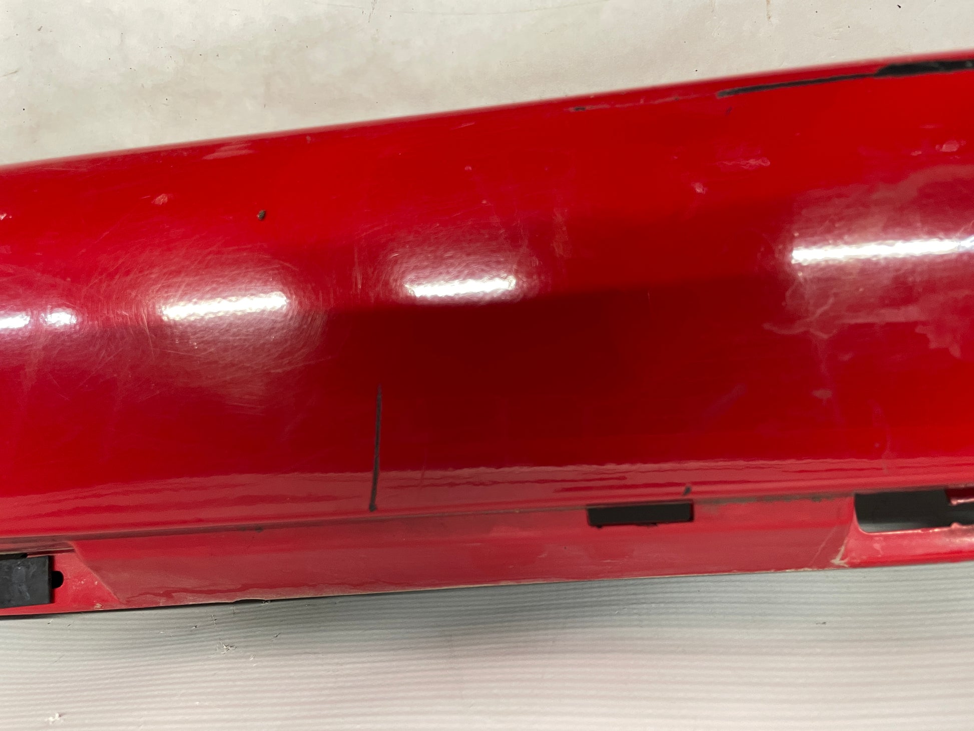 2009 Pontiac G8 GT RH Passenger Rocker Molding Side Skirt Panel Trim Red OEM - Day's Parts Yard
