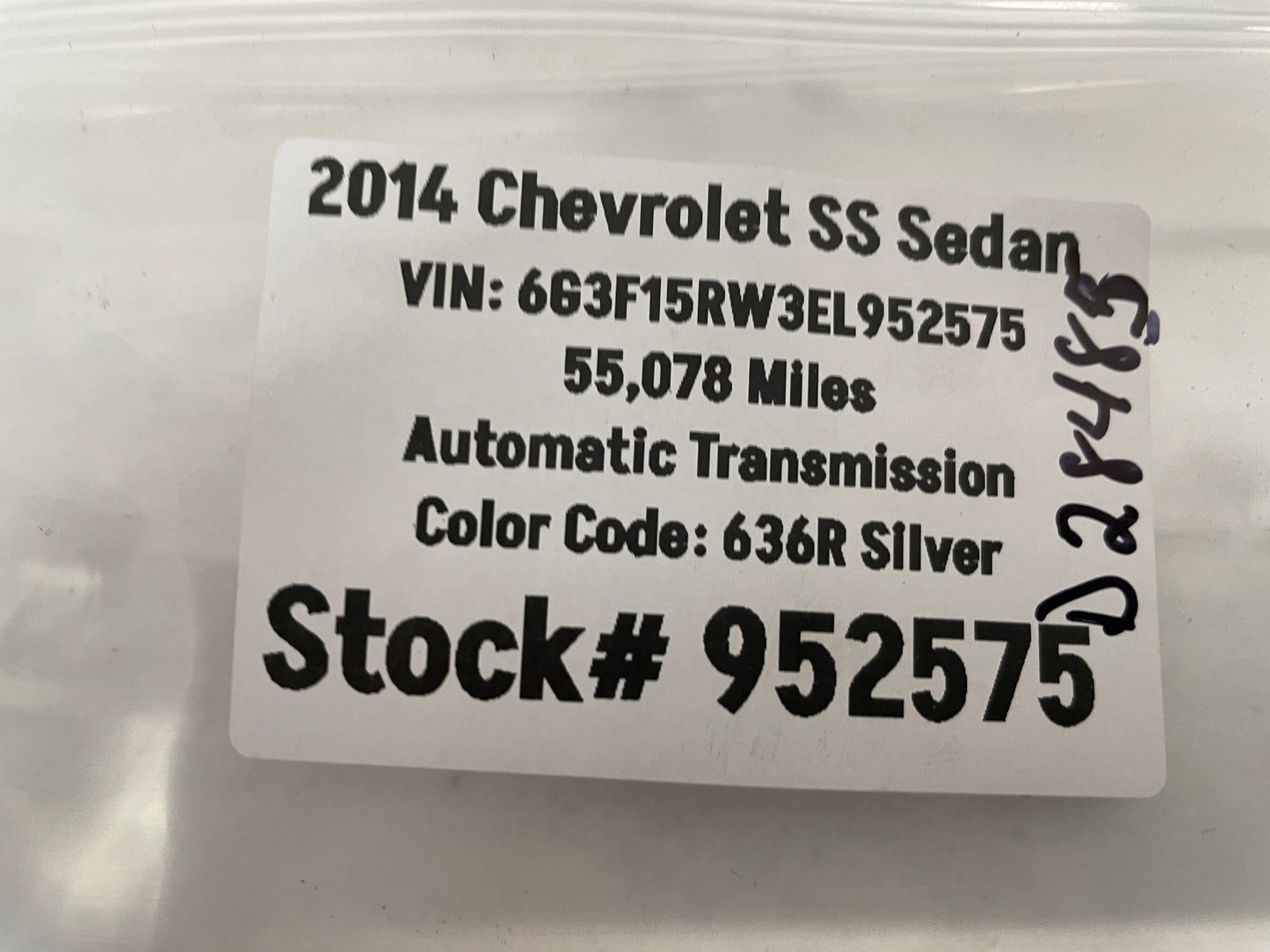 2014 Chevy SS Sedan Wheel Center Cap Set OEM