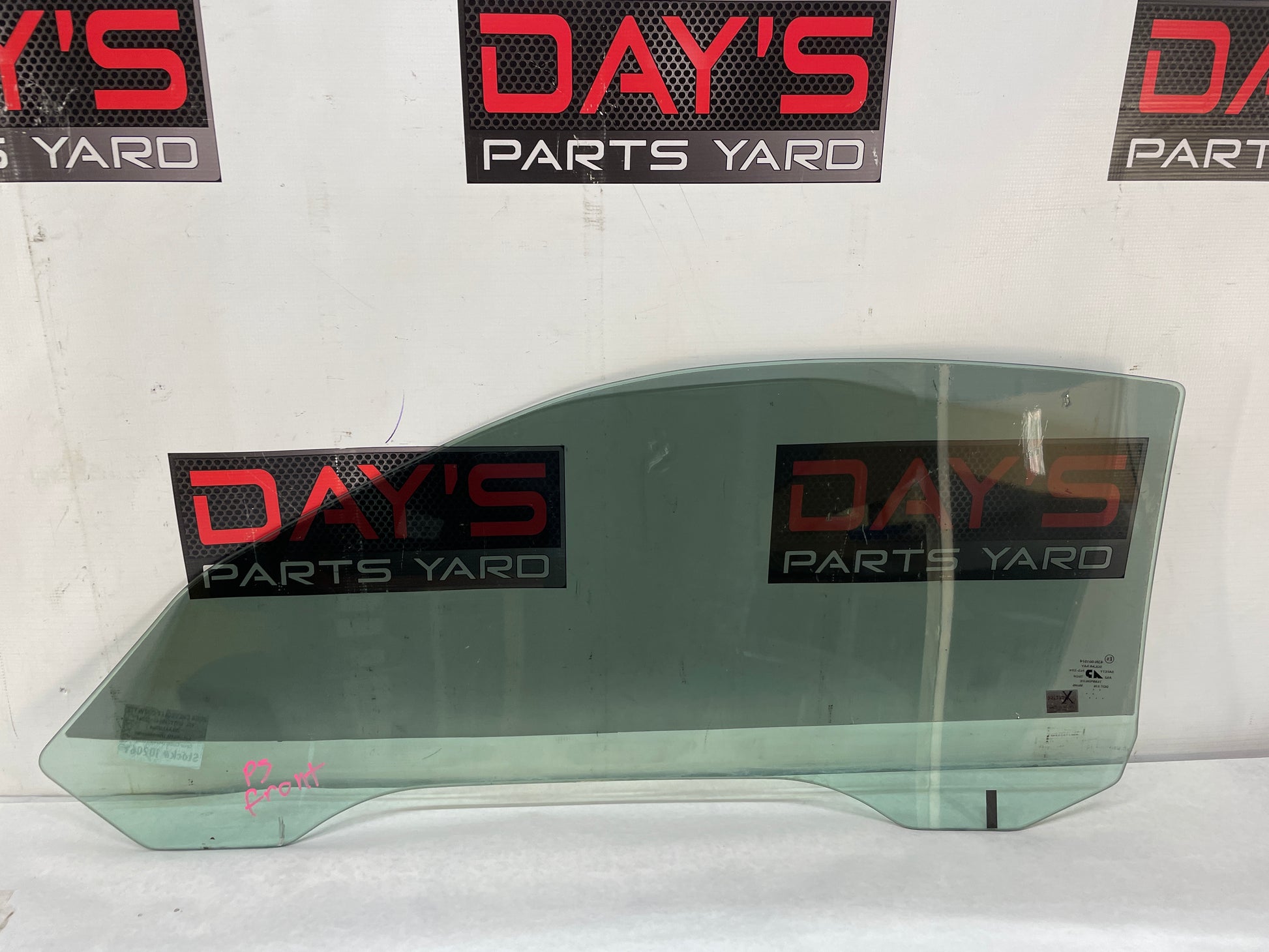 2004 Chevy C5 Corvette RH Passenger Front Door Window Glass OEM - Day's Parts Yard