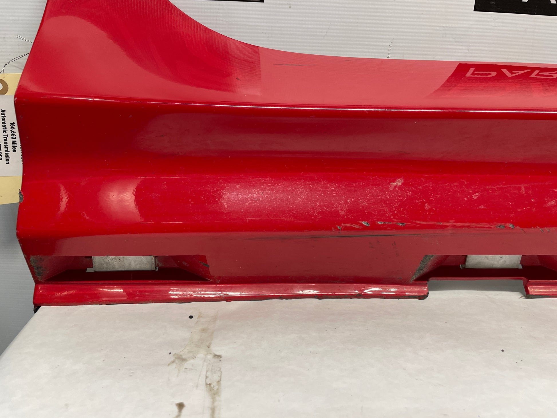 2009 Pontiac G8 GT RH Passenger Rocker Molding Side Skirt Panel Trim Red OEM - Day's Parts Yard