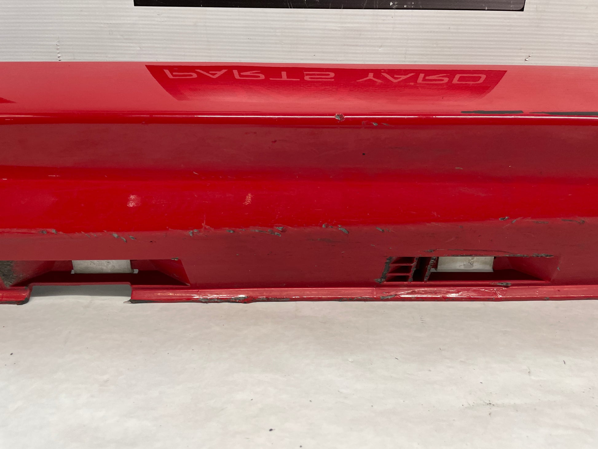 2009 Pontiac G8 GT RH Passenger Rocker Molding Side Skirt Panel Trim Red OEM - Day's Parts Yard
