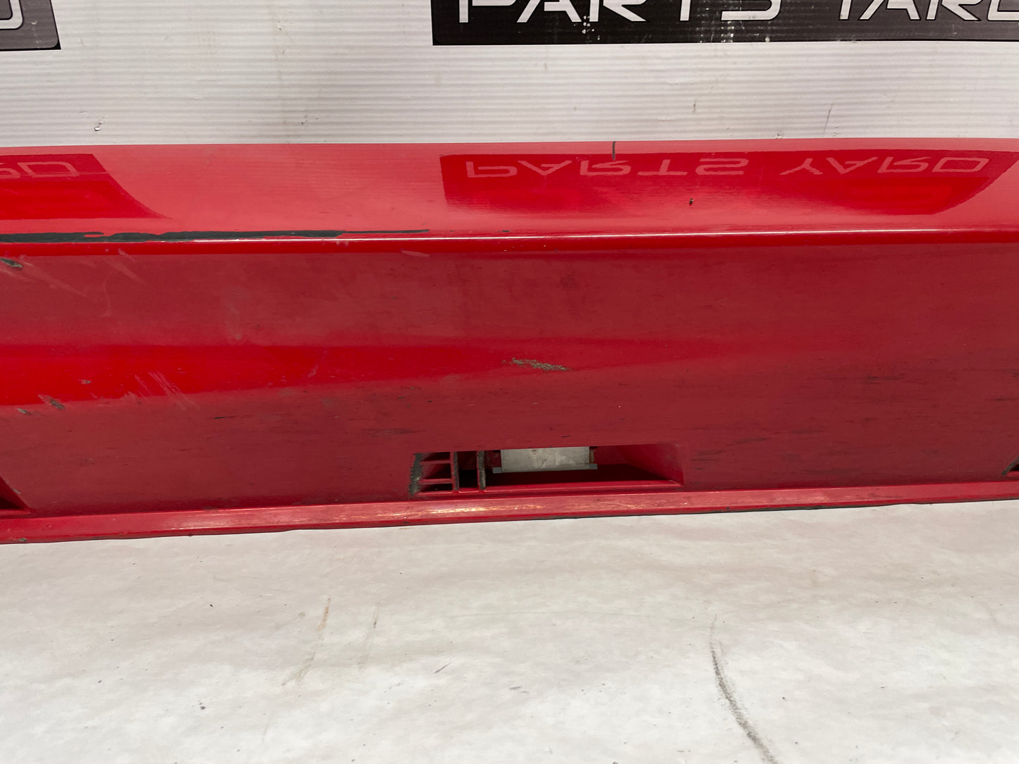 2009 Pontiac G8 GT RH Passenger Rocker Molding Side Skirt Panel Trim Red OEM - Day's Parts Yard