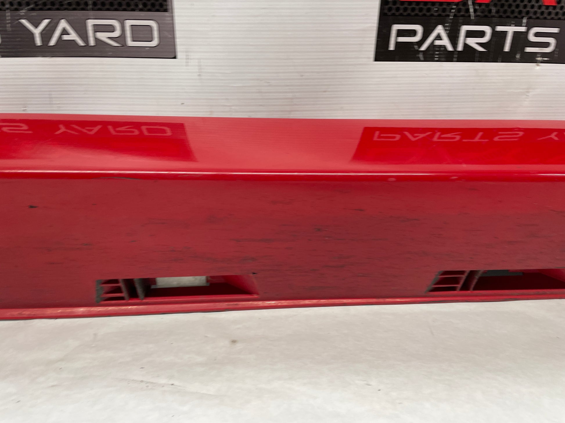 2009 Pontiac G8 GT RH Passenger Rocker Molding Side Skirt Panel Trim Red OEM - Day's Parts Yard