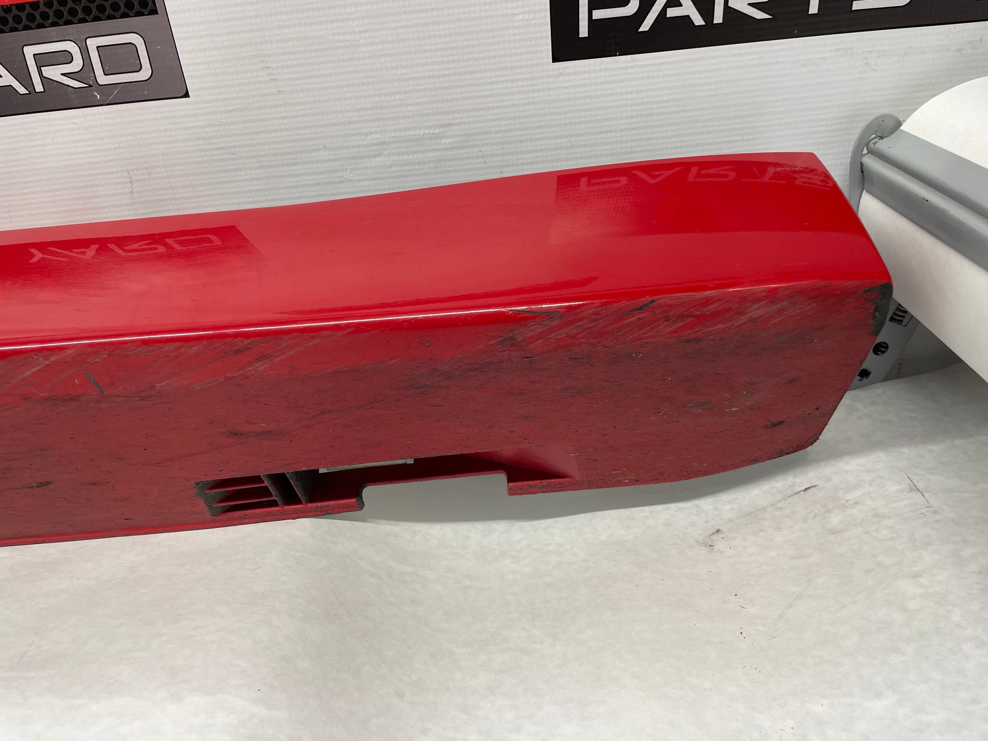 2009 Pontiac G8 GT RH Passenger Rocker Molding Side Skirt Panel Trim Red OEM - Day's Parts Yard