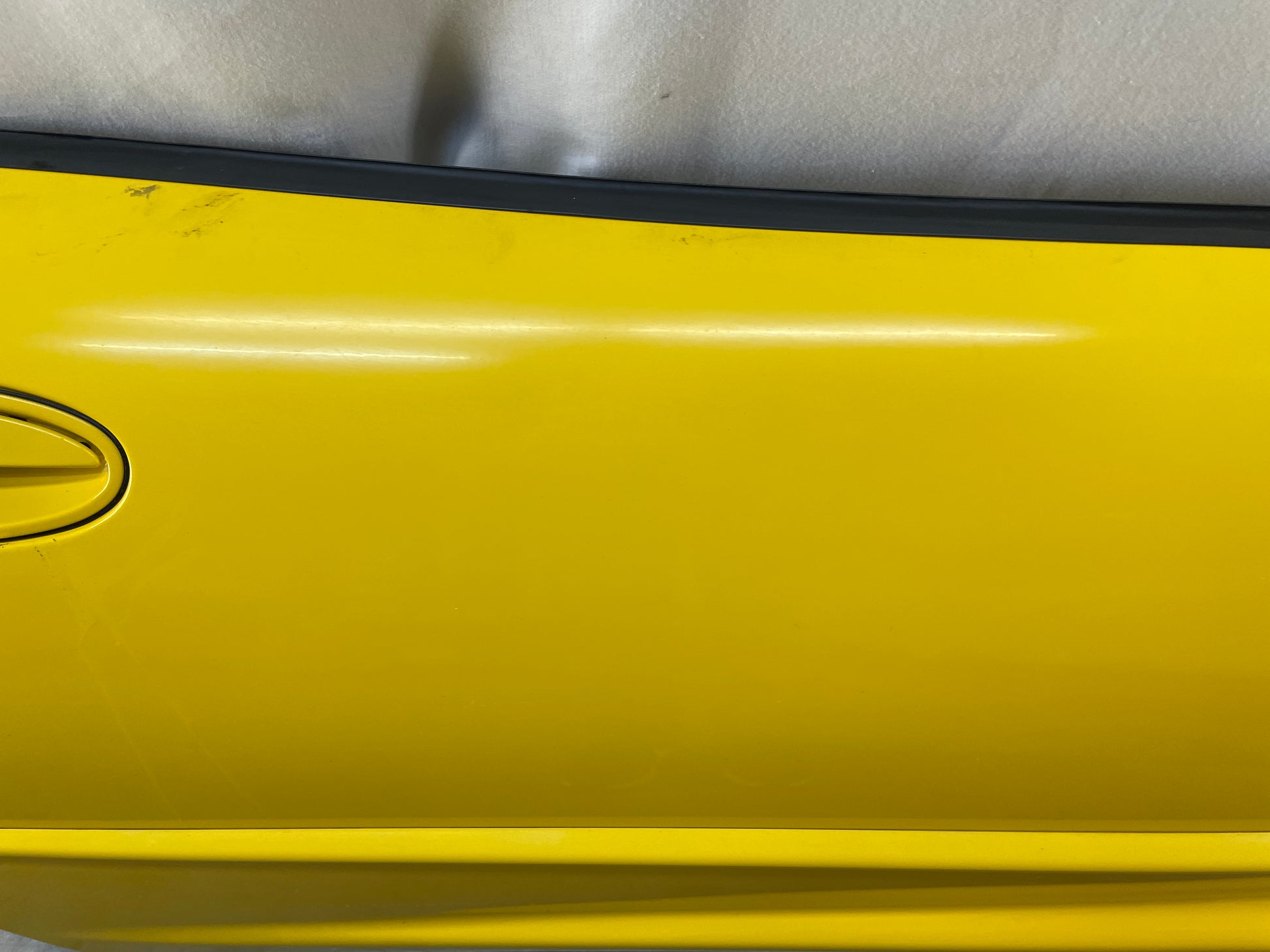 2004 Chevy C5 Corvette RH Passenger Exterior Door Yellow OEM - Day's Parts Yard