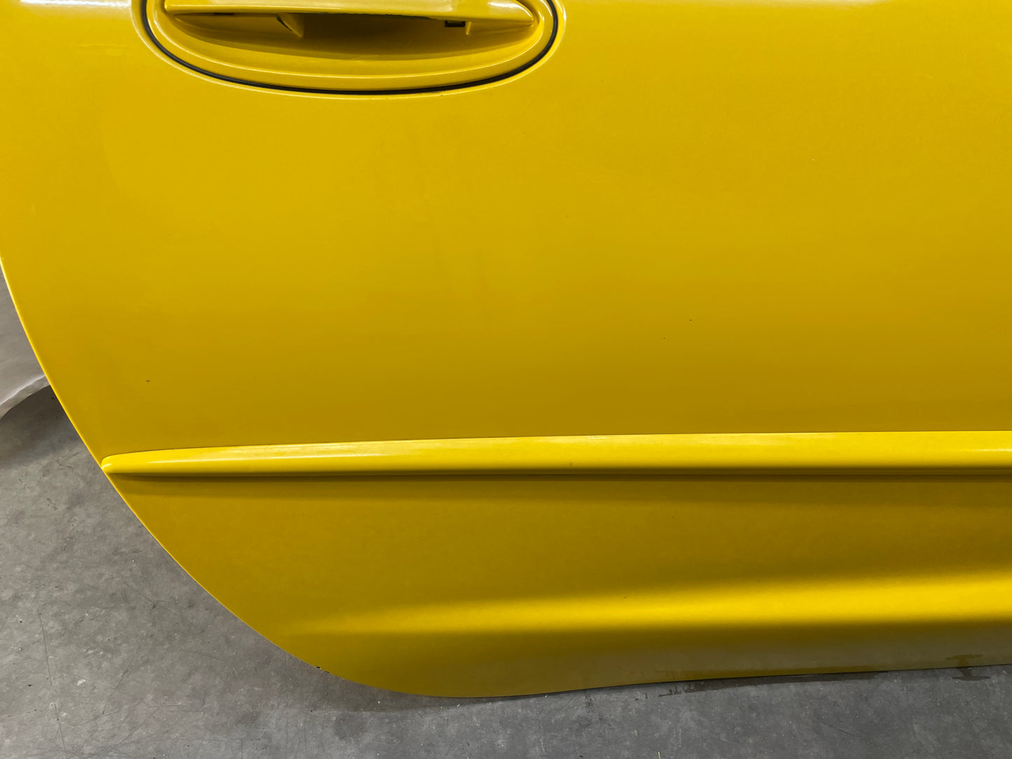 2004 Chevy C5 Corvette RH Passenger Exterior Door Yellow OEM - Day's Parts Yard