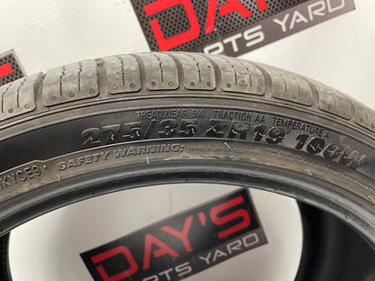 275/35ZR19 Kumho Ecsta Tire - Day's Parts Yard
