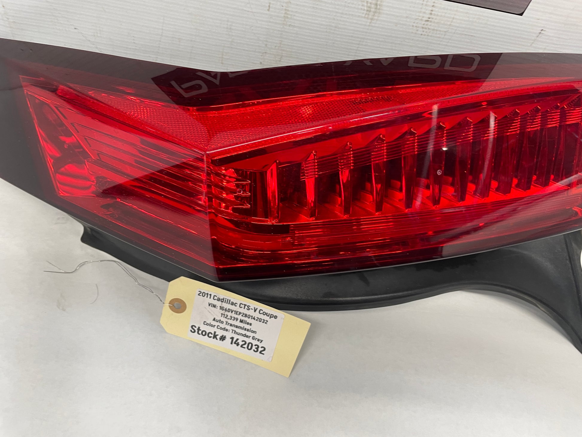 2011 Cadillac CTS-V RH Passenger Tail Light Taillight OEM - Day's Parts Yard