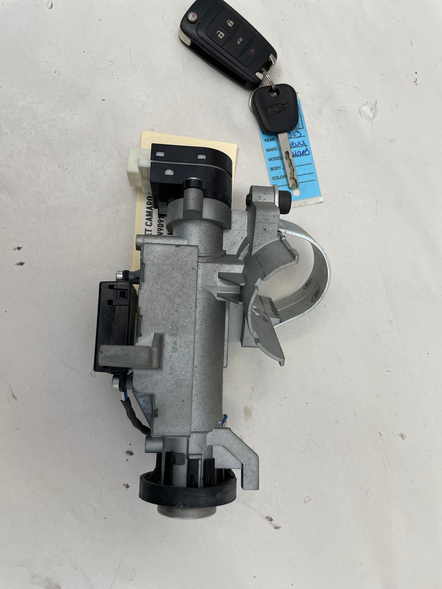 2013 Chevy Camaro SS Complete Steering Column Ignition w/ Key Fob OEM - Day's Parts Yard