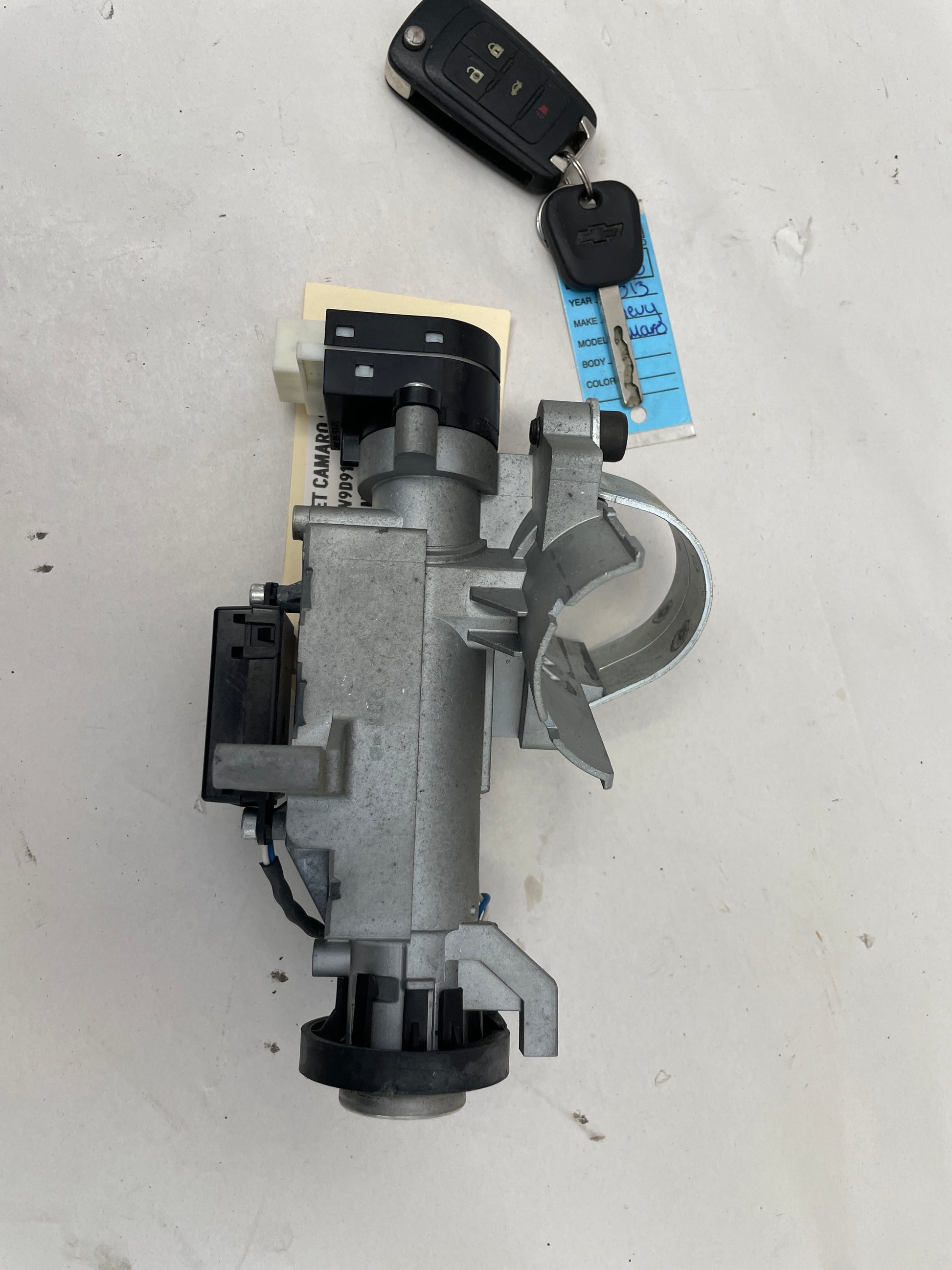 2013 Chevy Camaro SS Complete Steering Column Ignition w/ Key Fob OEM - Day's Parts Yard