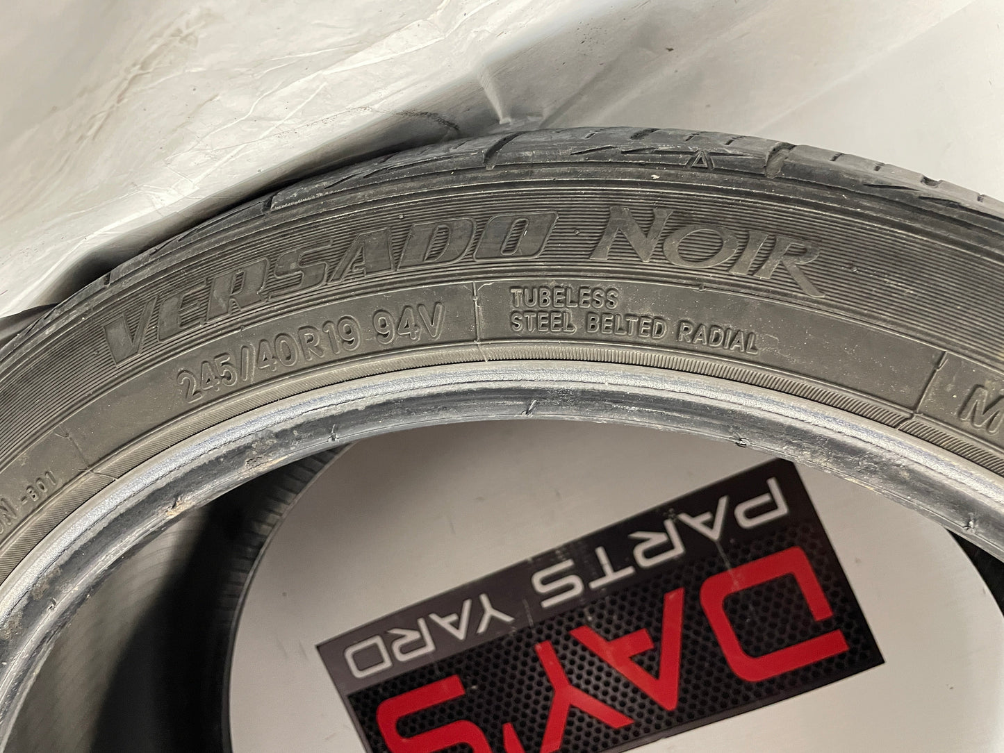245/40R19 Toyo Versado Noir Tire - Day's Parts Yard