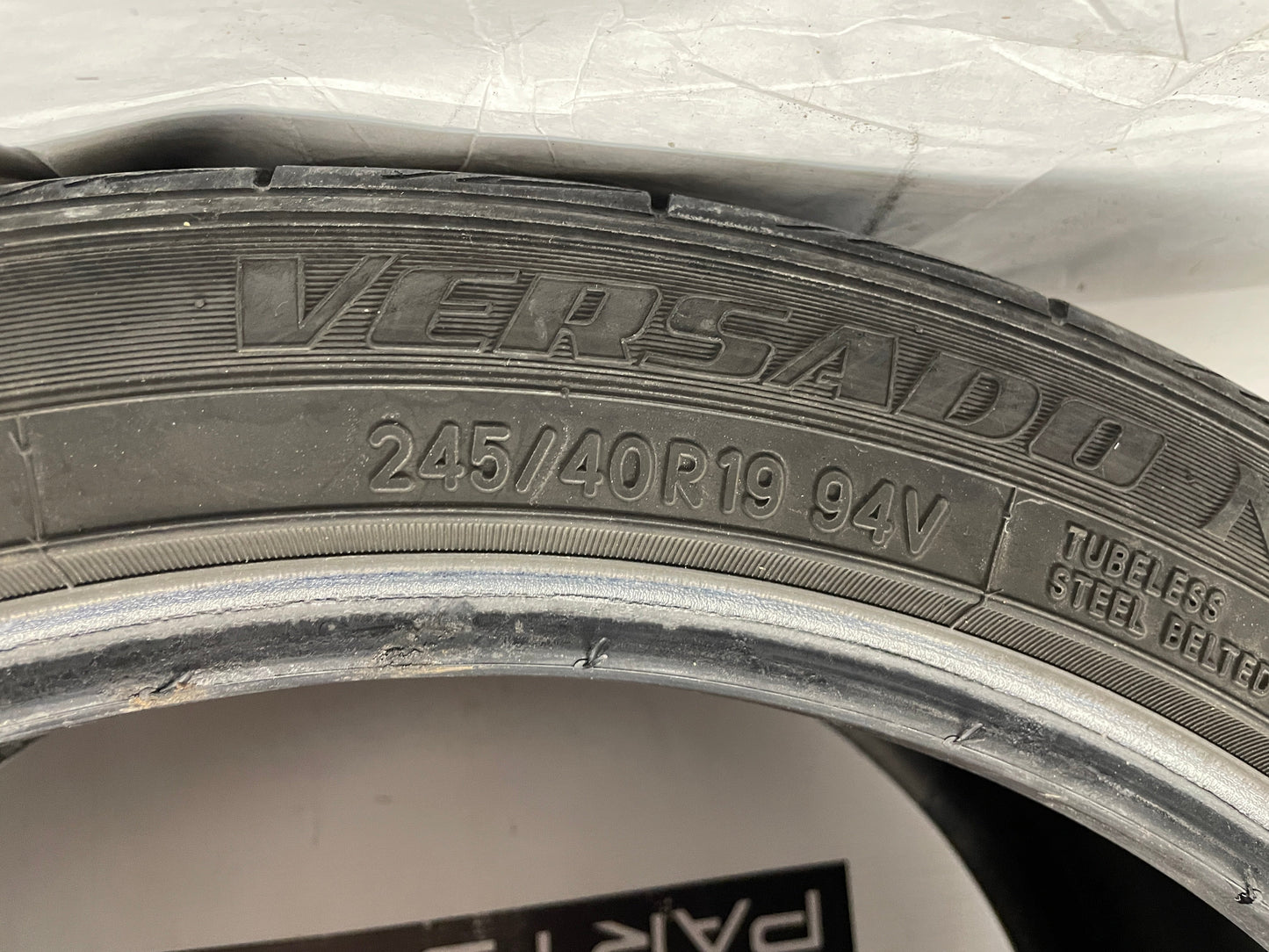 245/40R19 Toyo Versado Noir Tire - Day's Parts Yard
