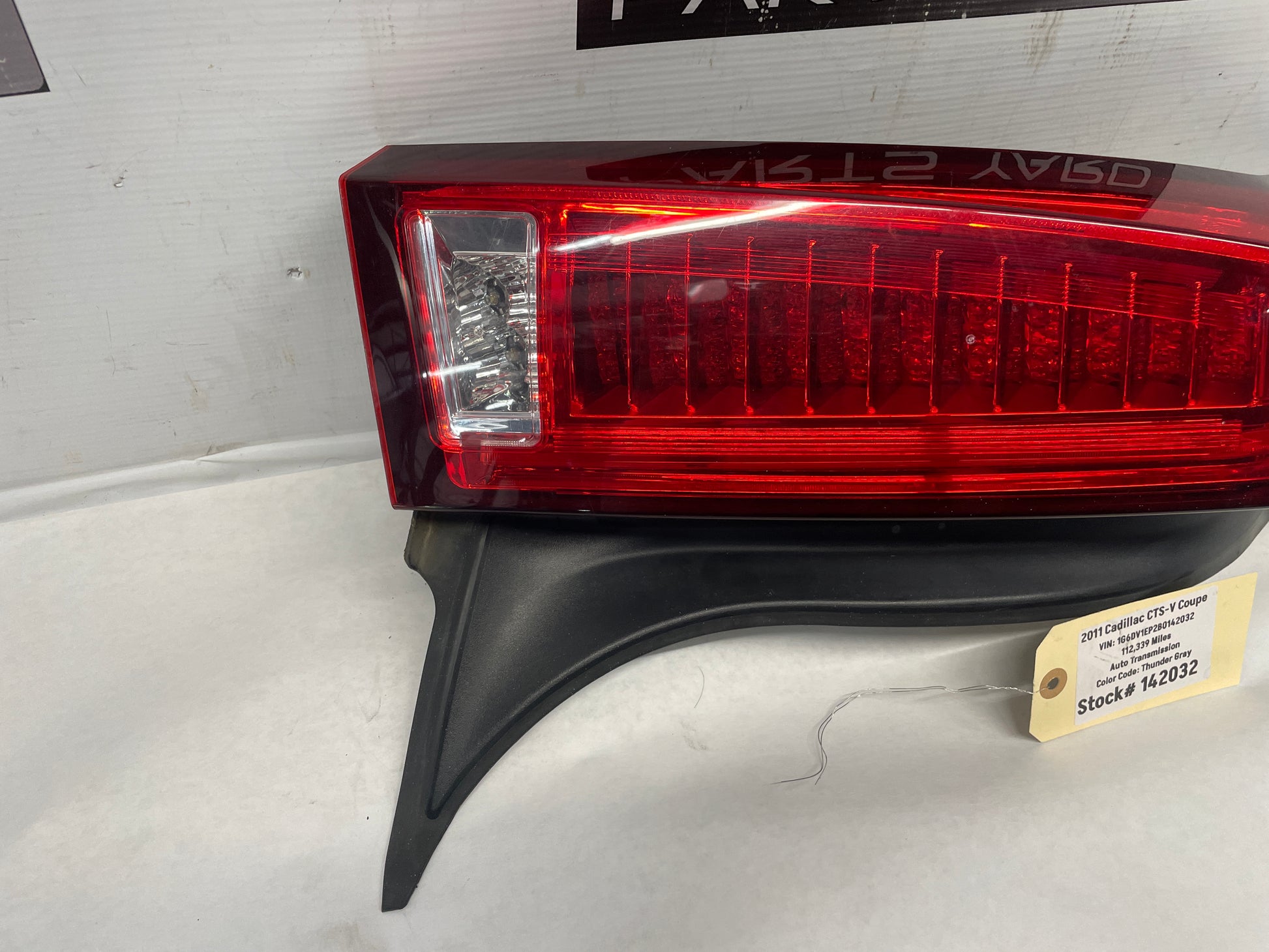 2011 Cadillac CTS-V LH Driver Tail Light Taillight OEM - Day's Parts Yard