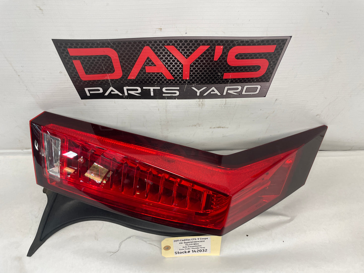 2011 Cadillac CTS-V LH Driver Tail Light Taillight OEM - Day's Parts Yard