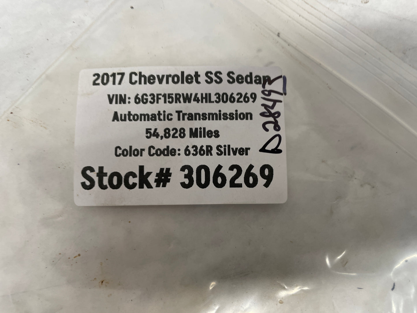 2017 Chevy SS Sedan Lower Radiator Coolant Hose Elbow Outlet Pipe OEM