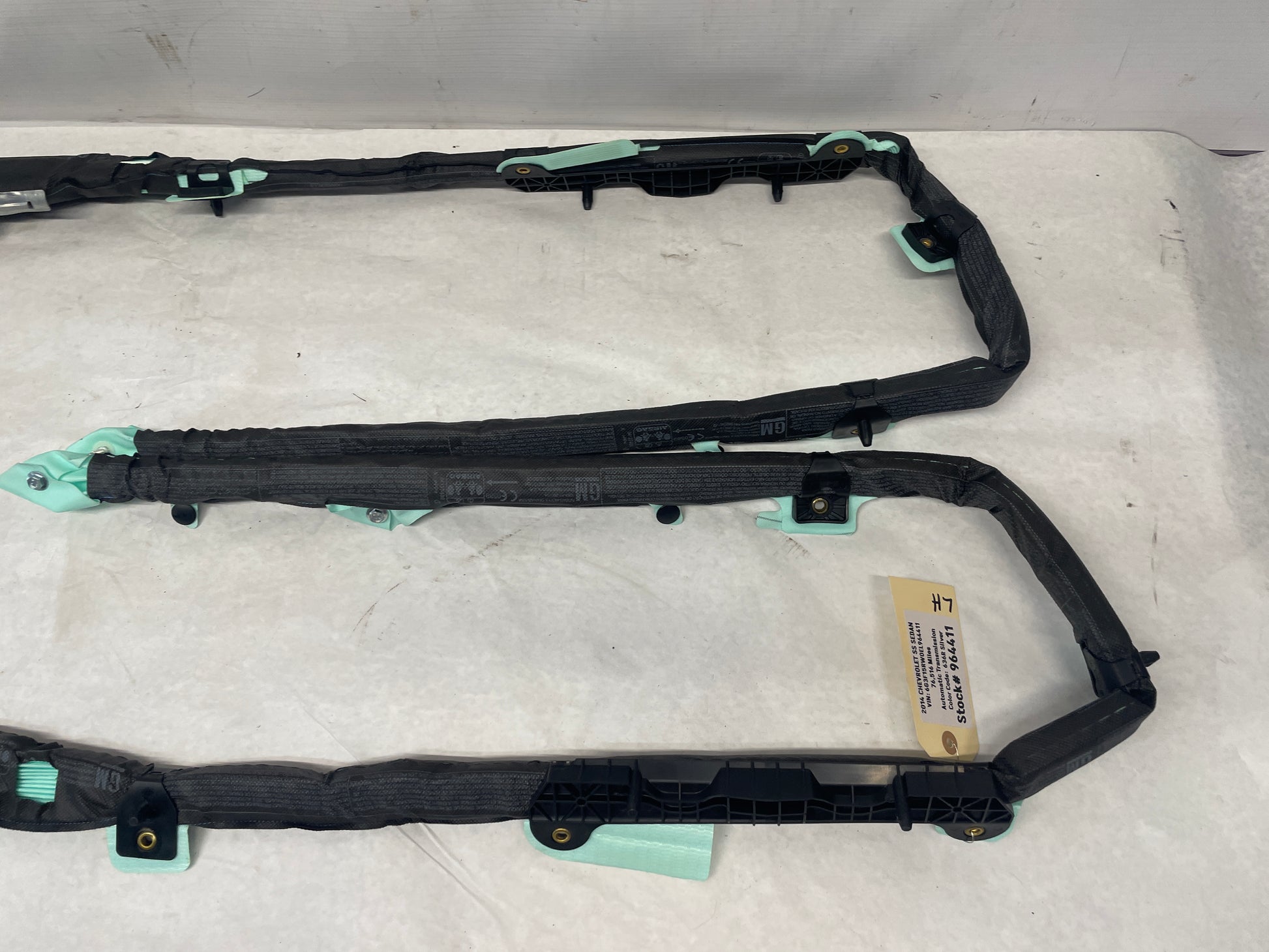 2014 Chevy Camaro SS RH & LH Curtain Airbag Air Bag OEM - Day's Parts Yard
