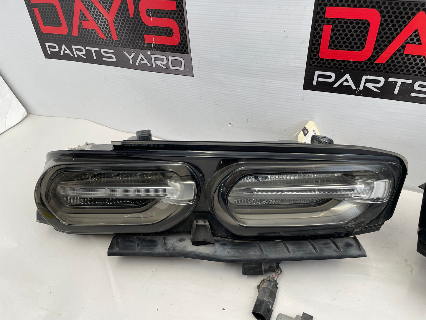 2019 Chevy Camaro SS Smoked Clear Tail Light Lamp Taillight 3rd Brake Set OEM